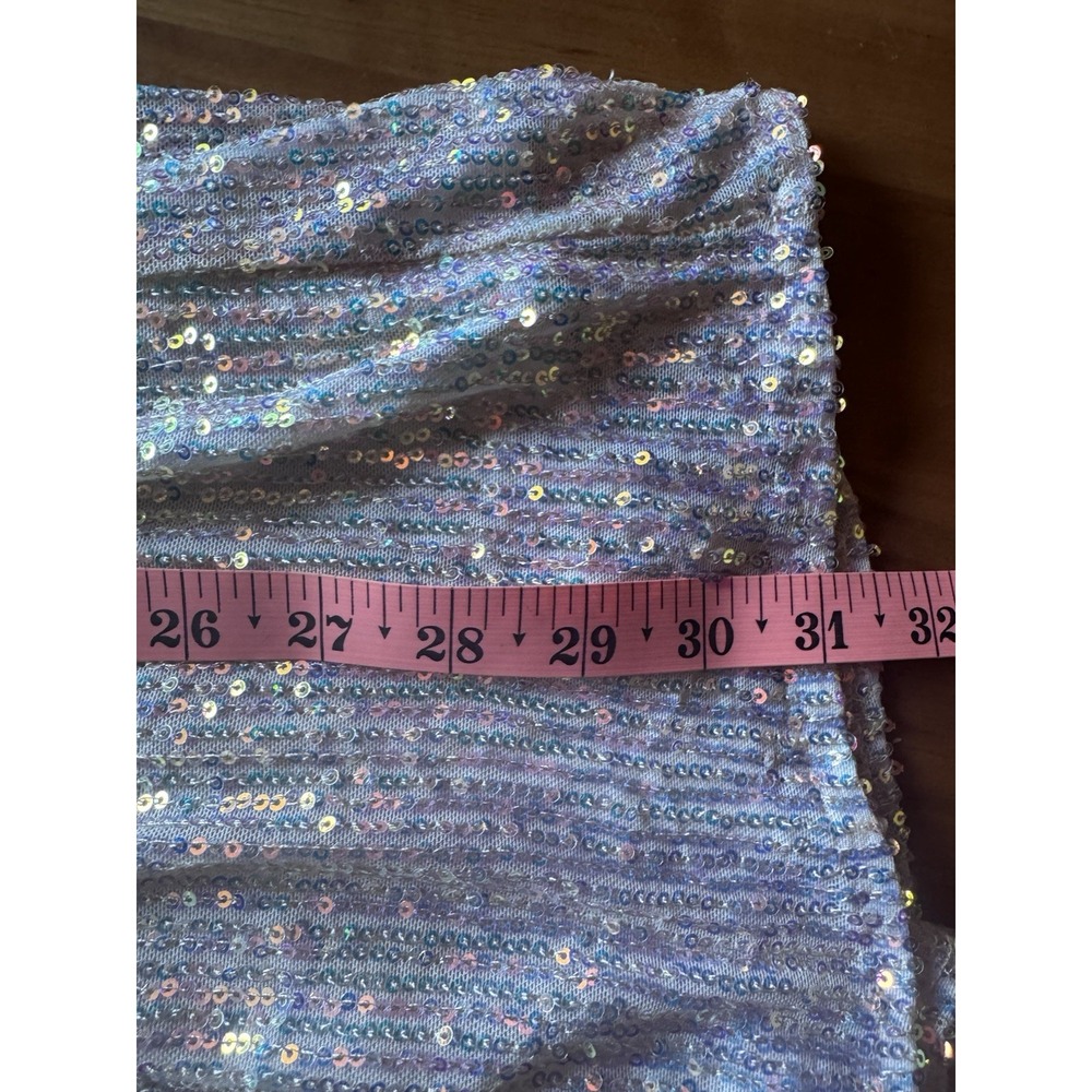 Mable Anthropology Sequin Mini Dress/Tunic Sz Small Bishop Sleeves *No Belt - Picture 10 of 10